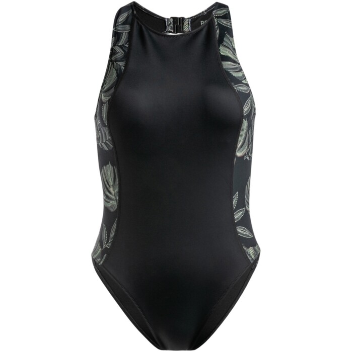 2024 Roxy Frauen Pro Wave One Piece Swimsuit ERJX103655 - Anthracite The Palms Wetsuit